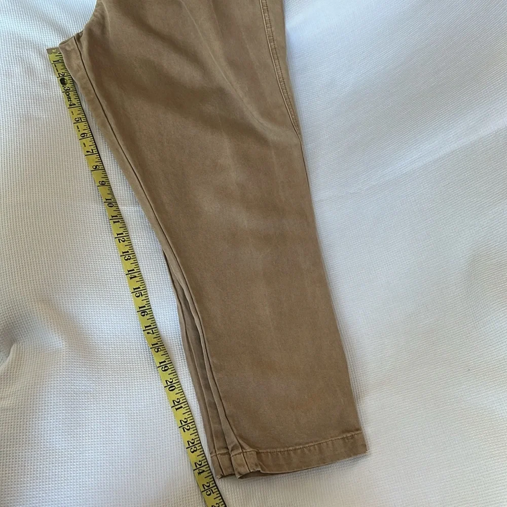 Free People Margate Paper Bag Waist Pants Barrel Leg Elastic Waist Utility Sz S - Picture 12 of 15